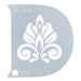 Diva Stencils | Face Painting Stencil | Demi Swirl (00253)
