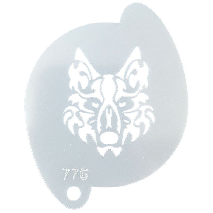 Diva Stencils | Face Painting Stencil | Wolf Face (776)