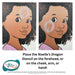 Diva Stencils | Face Painting Stencil | Noelle's Dragon (01256)