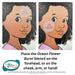 Diva Stencils | Face Painting Stencil | Ocean Flower Burst (1186)