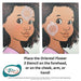 Diva Stencils | Face Painting Stencil | Oriental Flower 3 (00695)