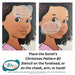 Diva Stencils | Face Painting Stencil | Sarah's Christmas Pattern #2 (913)