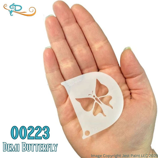 Diva Stencils | Face Painting Stencil | Demi Butterfly (223) - Discontinued