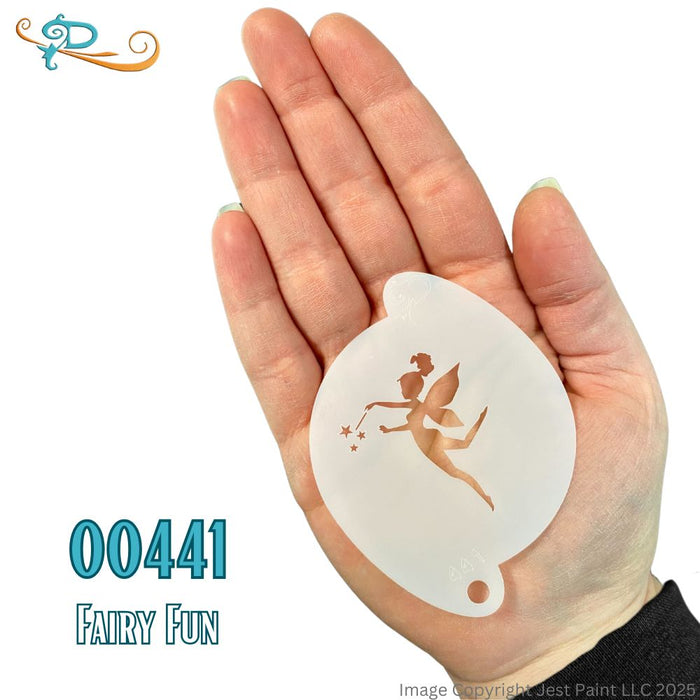 Diva Stencils | Face Painting Stencil | Fairy Fun (00441)