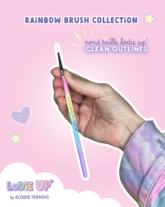 Lodie Up | Face Painting Brush by Elodie Ternois - Clean Outlines Round 2/0