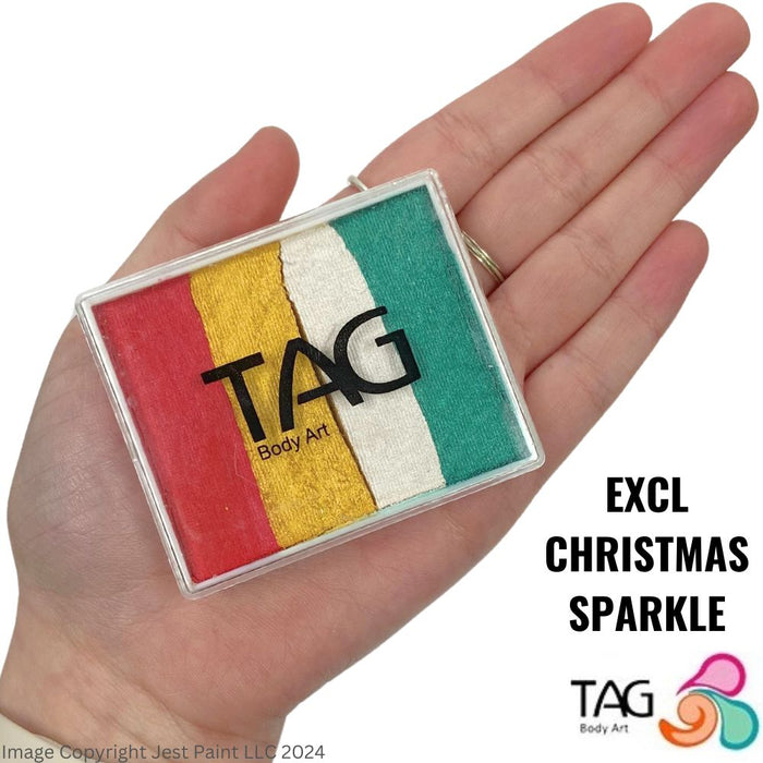 TAG Face Paint  Split Cake - EXCL Christmas Sparkle 50gr  #36