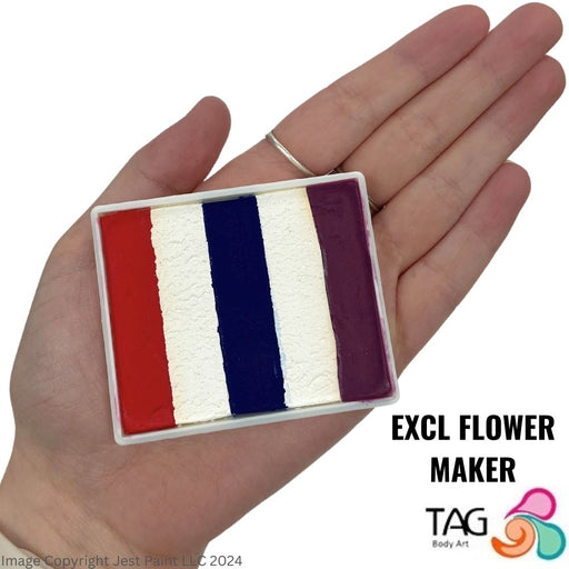 TAG Face Paint Split Cake - EXCL Flower Maker 50gr   #31