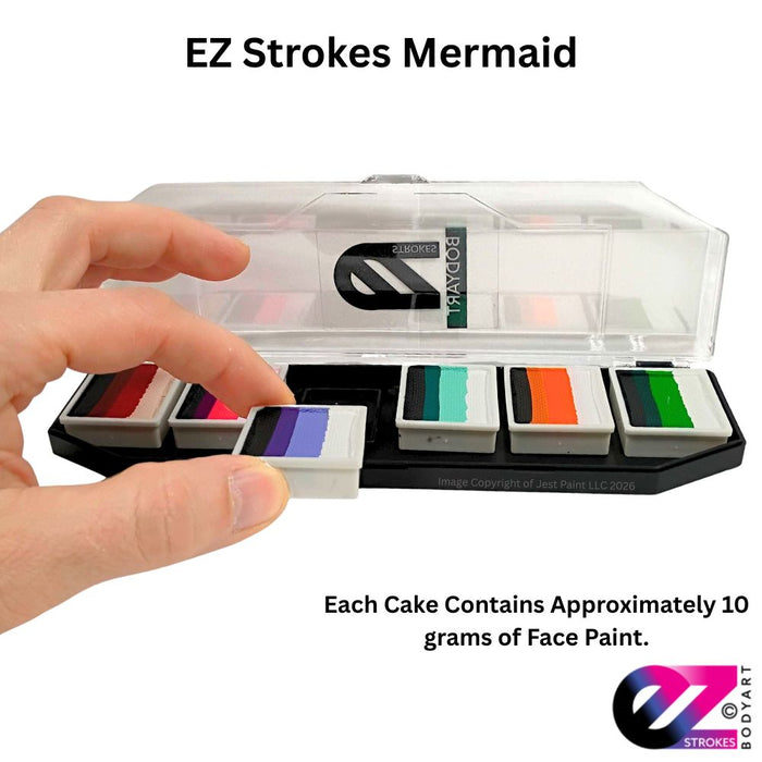 EZ STROKES by Susy Amaro | 1 Stroke Painting Palette | MERMAID Palette  (SFX Non - Cosmetic)