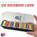 EZ STROKES by Susy Amaro | 1 Stroke Painting Palette | UV GLOW RAINBOW LOVE Palette  (SFX Non - Cosmetic)