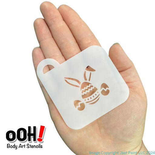 Ooh! Face Painting Stencil | Easter Bunny Egg Petite (P08)