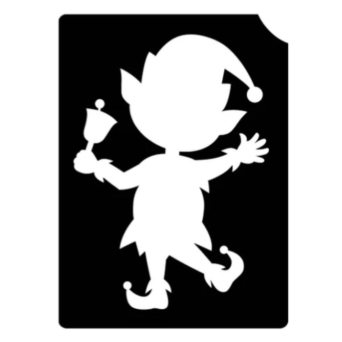 Art Factory | Glitter Tattoo Stencil - (814) Elf - 5 Pack - #198