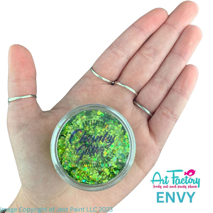 Art Factory | Loose Chunky Glitter - Envy (30ml  jar)