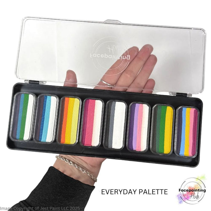 Facepainting Hub | Face Painting Palette |  EVERYDAY PALETTE  (8 x 14gr)
