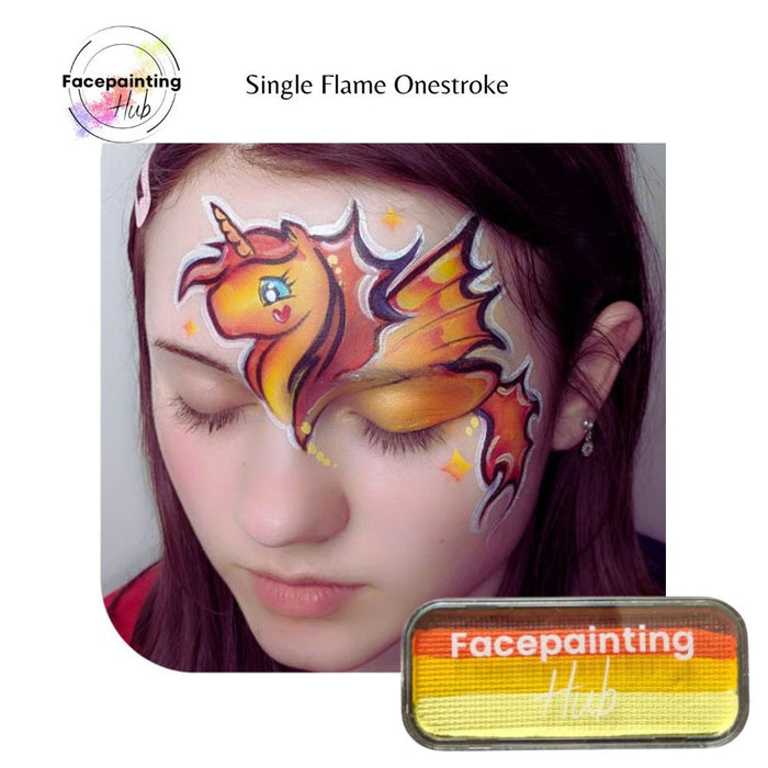 Facepainting Hub |  OneStroke Palette Single Refill -  FLAME -  14gr