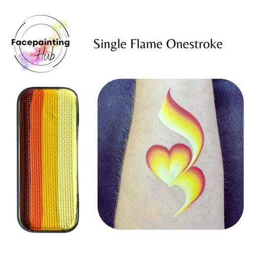 Facepainting Hub |  OneStroke Palette Single Refill -  FLAME -  14gr