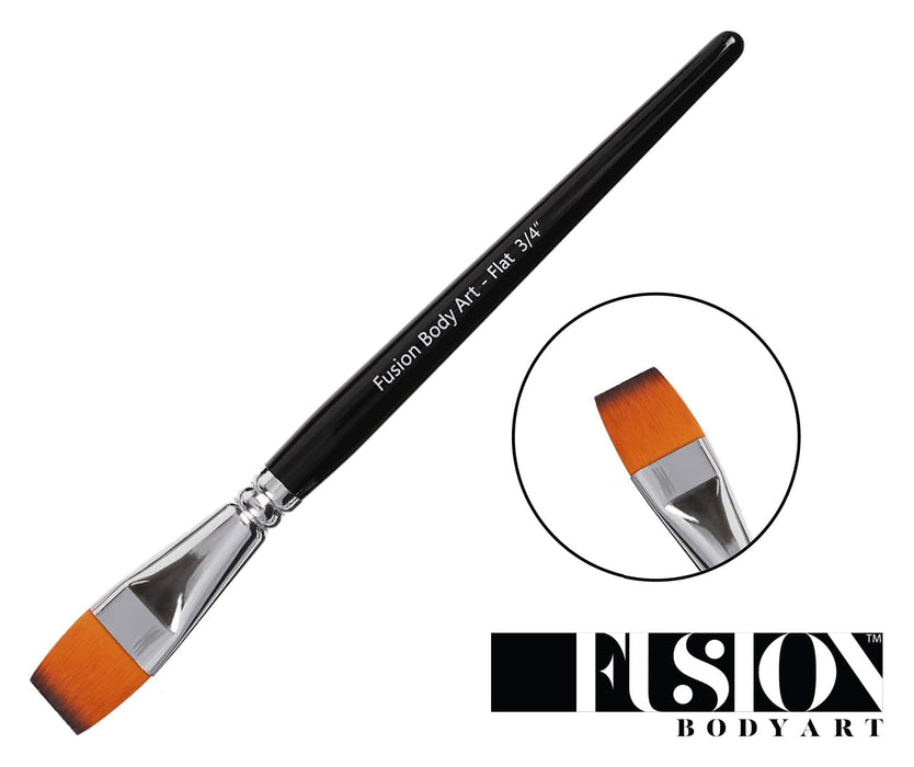 Fusion Body Art | Face Painting Brush -  3/4 Inch Flat