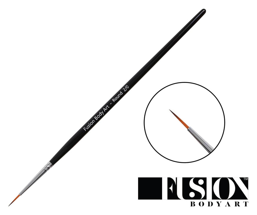 Fusion Body Art | Face Painting Brush - Fine Liner Detail Round 2/0