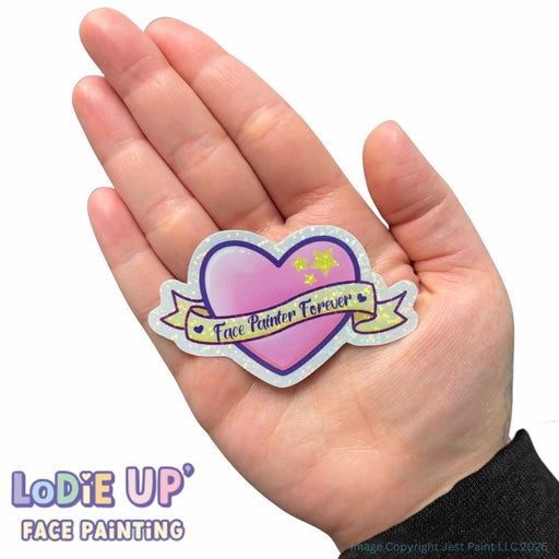 Lodie Up Holographic Sticker | Face Painter Forever