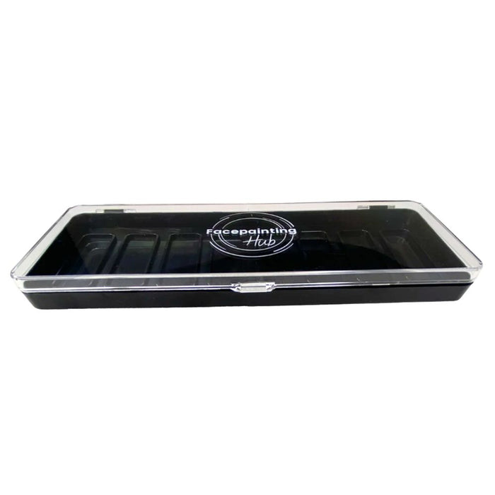 Facepainting Hub | Empty OneStroke / Easy Load Case - Black Palette with 8 SLOTS (pots NOT included)