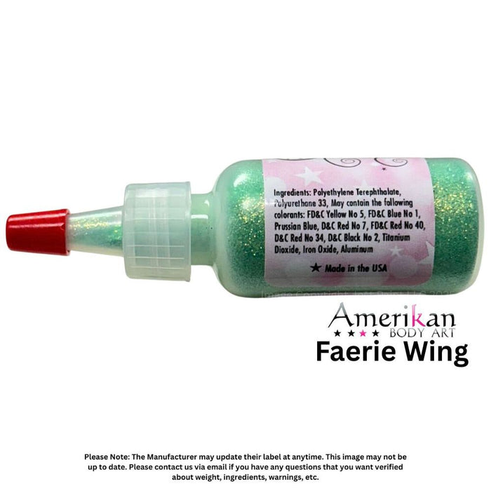 Amerikan Body Art | Face Paint Glitter Poof - Semi Sheer Faerie Wing (1/2oz)  #7