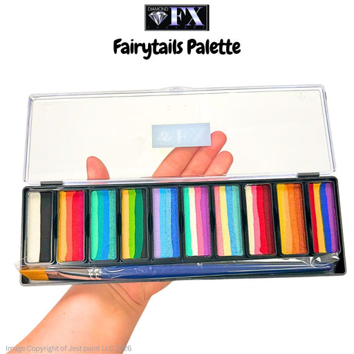 Diamond FX Face Paint - Ultimate Splitcake Palette - Fairytales (10x10g)