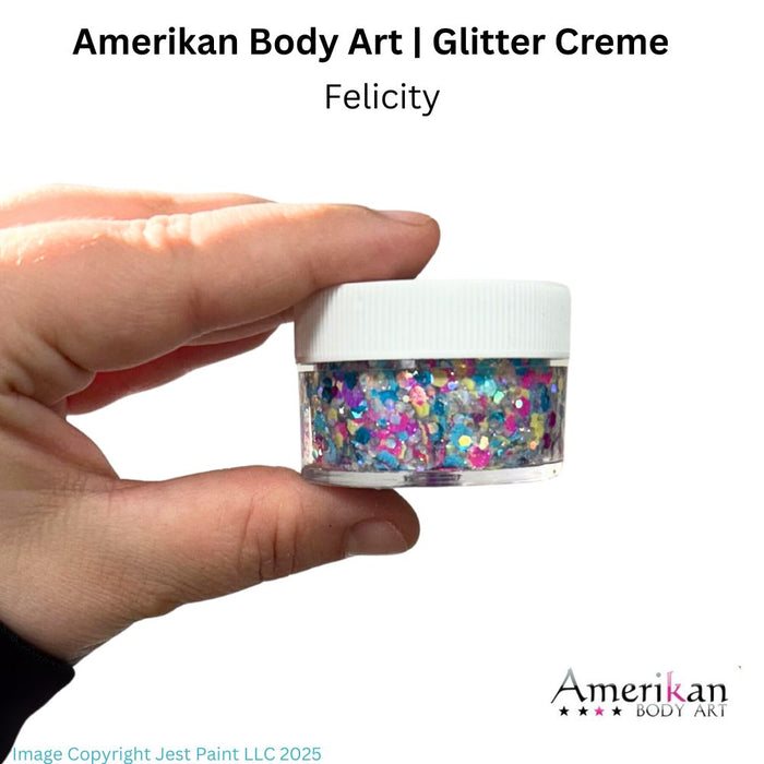 Amerikan Body Art | CHUNKY Glitter Cremes - New Formula - FELICITY - .5oz