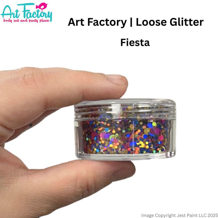 Art Factory | LOOSE Chunky Glitter - FIESTA (30ml jar)
