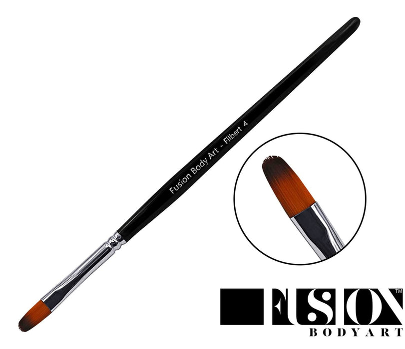 Fusion Body Art | Face Painting Brush -  Filbert #4