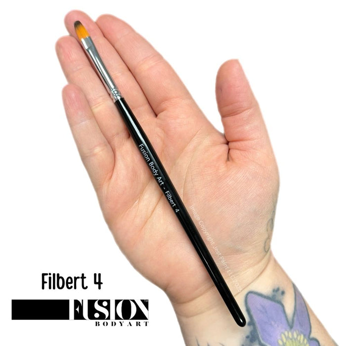 Fusion Body Art | Face Painting Brush -  Filbert #4