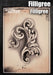 Tattoo Pro  | Body Painting Stencil - SINGLES Filigree - S115