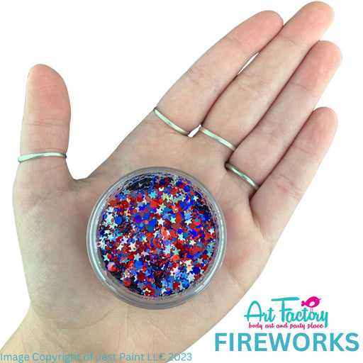 Art Factory | LOOSE Chunky Glitter - FIREWORKS (30ml jar)