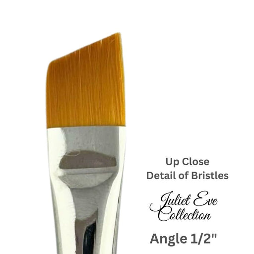 Juliet Eve Collection  | Face Painting Brush - FLAT ANGLE  1/2"