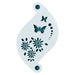 Superstar  | Face Painting Stencil - Flower Power   77008