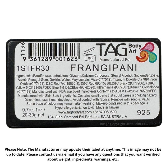 TAG Face Paint | 1 Stroke  - Frangipani   #16 - Overstock Sale!