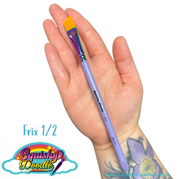 GTX | Face Painting Brush Designed by Squishy Doodle - FRIX 1/2" Angle
