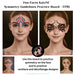 Fun Faces KatzNC | Face Painting Practice Board -  Girl Décolletage / Symmetry Practice Board   (FPB1) + FREE Clear Board Bonus!