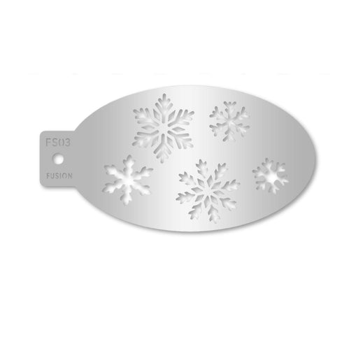 Fusion Body Art | Face Painting Stencil - Let It Snow - Snowflakes FS03