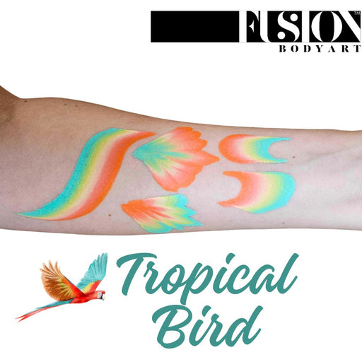 Fusion Body Art Face Paint - Split Cake | Tropical Bird 30gr