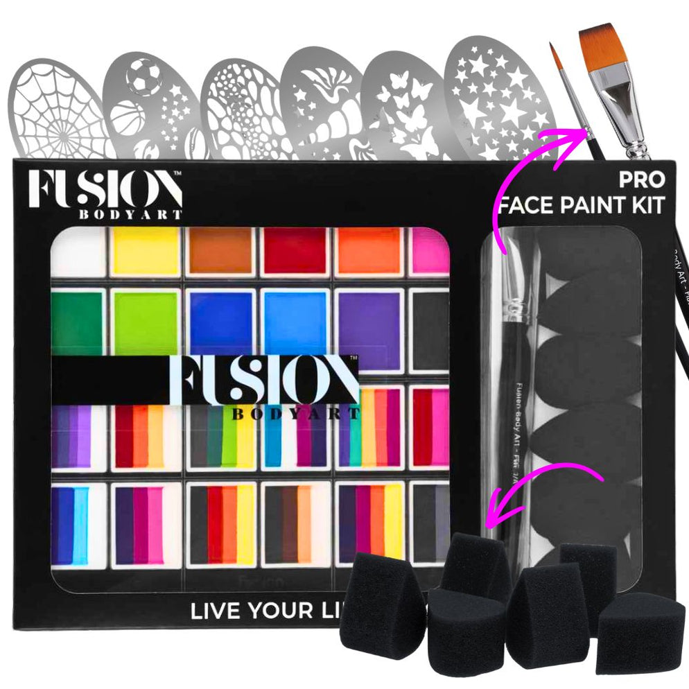 Tienda Fusion Body Art | Kit de pintura facial profesional de Fusion ...