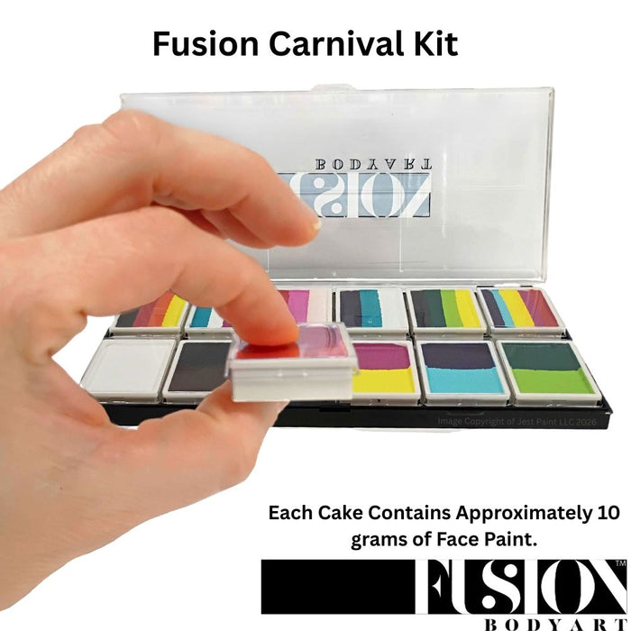 Fusion Body Art  | Spectrum Face Painting Palette | Carnival Kit