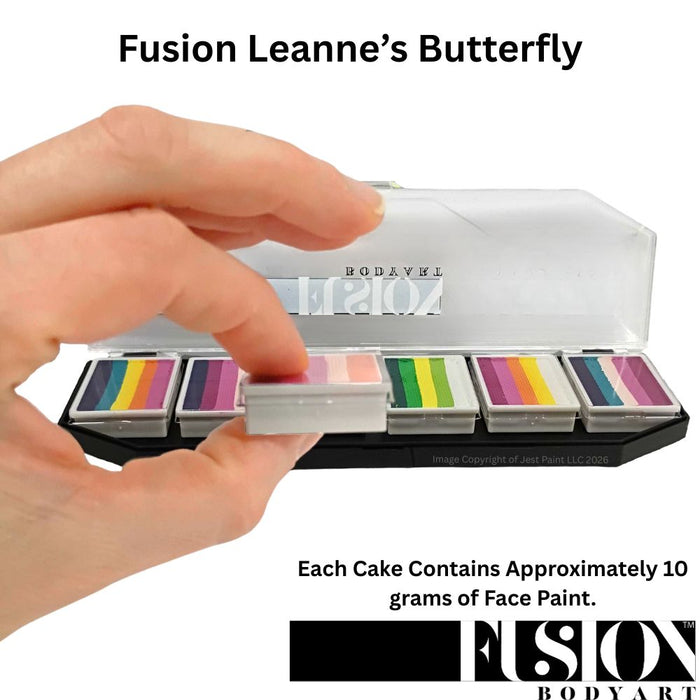Fusion Body Art  | Face Painting Palette - NEW! Leanne's Butterfly Palette