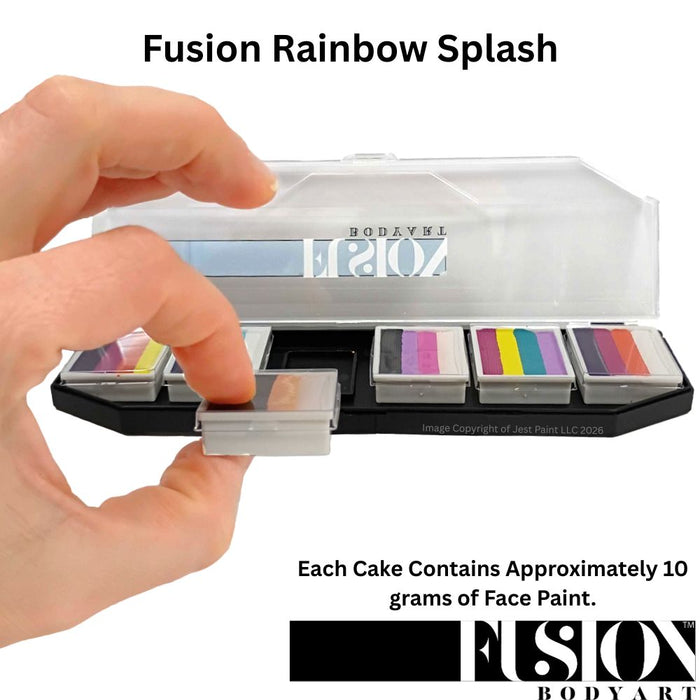 Fusion Body Art  | Spectrum Face Painting Palette | Rainbow Splash
