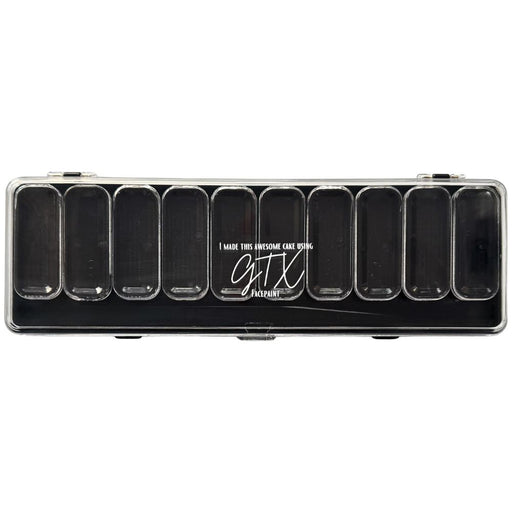 GTX Facepaint | Empty One Stroke Crafting Cake Case - Palette with 10 Long Pots