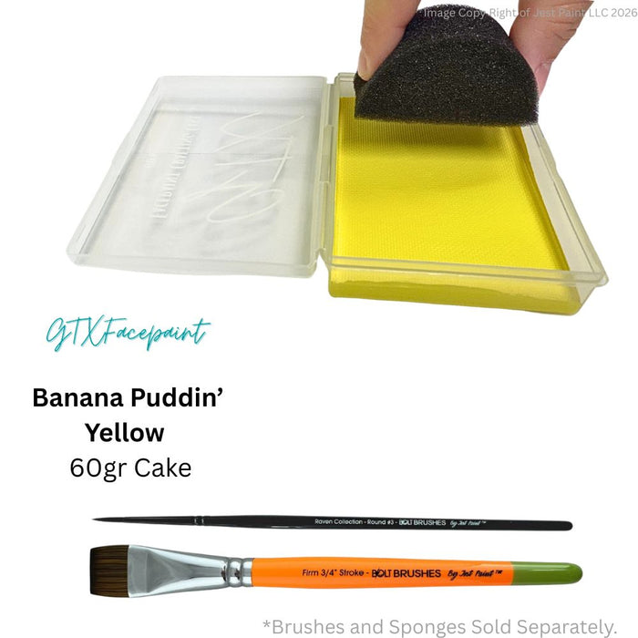 GTX Face Paint | Crafting Cake - Regular Banana Puddin' Yellow  60gr