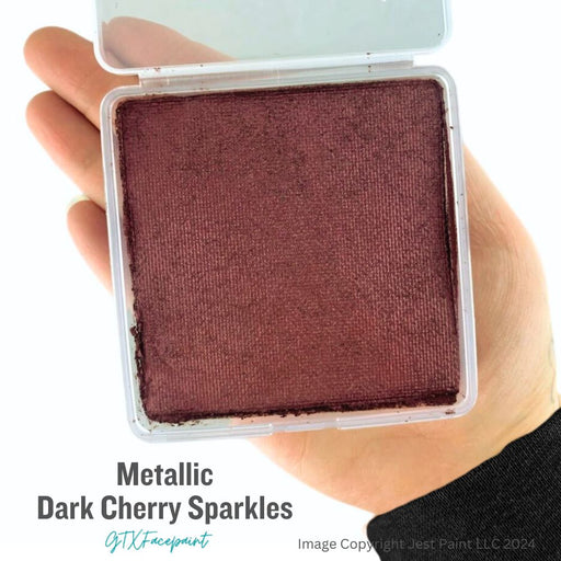GTX Face Paint | Crafting Cake - Metallic Dark Cherry Sparkles 120gr
