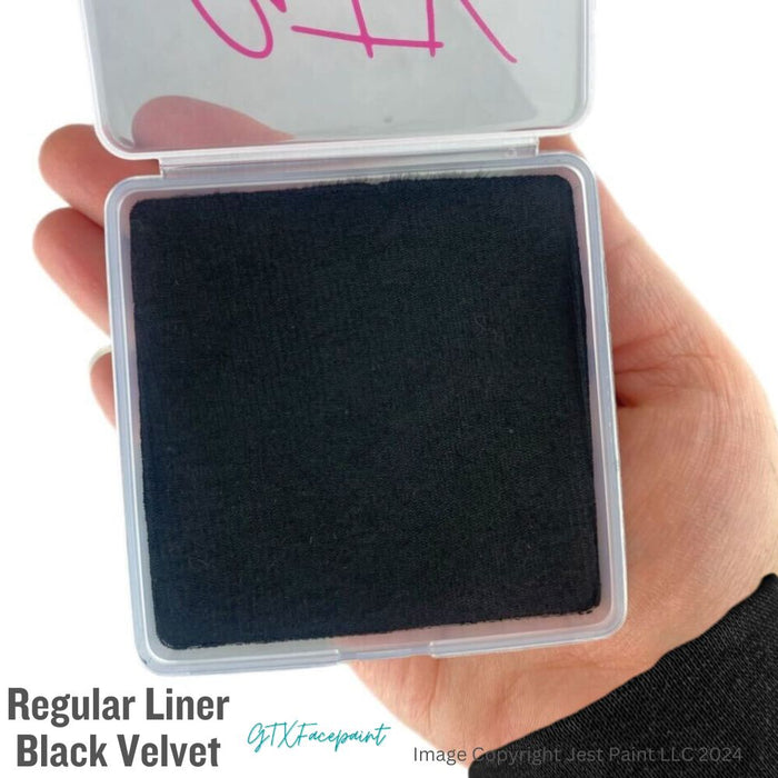 GTX Face Paint | Face Paint Liner Cake - Reg Black Velvet  120gr