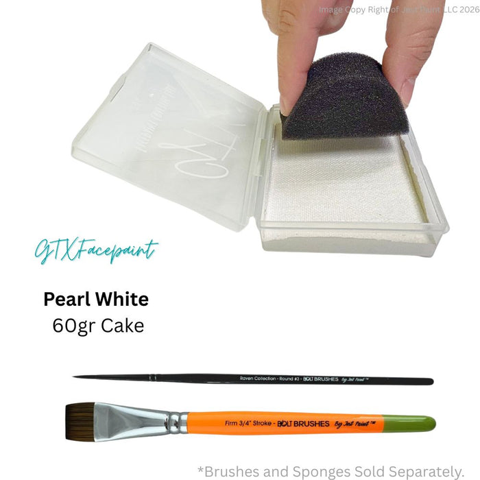 GTX Face Paint | Crafting Cake - Metallic Pearl White  60gr