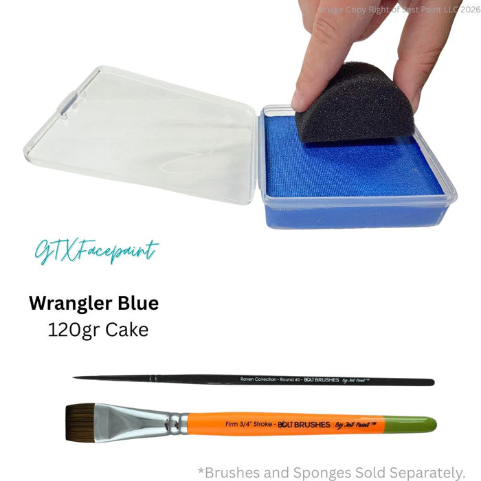GTX Face Paint | Crafting Cake - Metallic Wrangler Blue 120gr