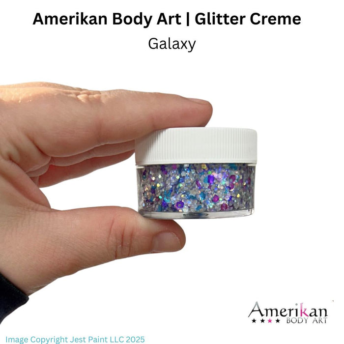 Amerikan Body Art | CHUNKY Glitter Cremes -  New Formula - GALAXY - .5oz