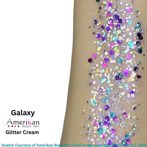 Amerikan Body Art | CHUNKY Glitter Cremes -  New Formula - GALAXY - .5oz